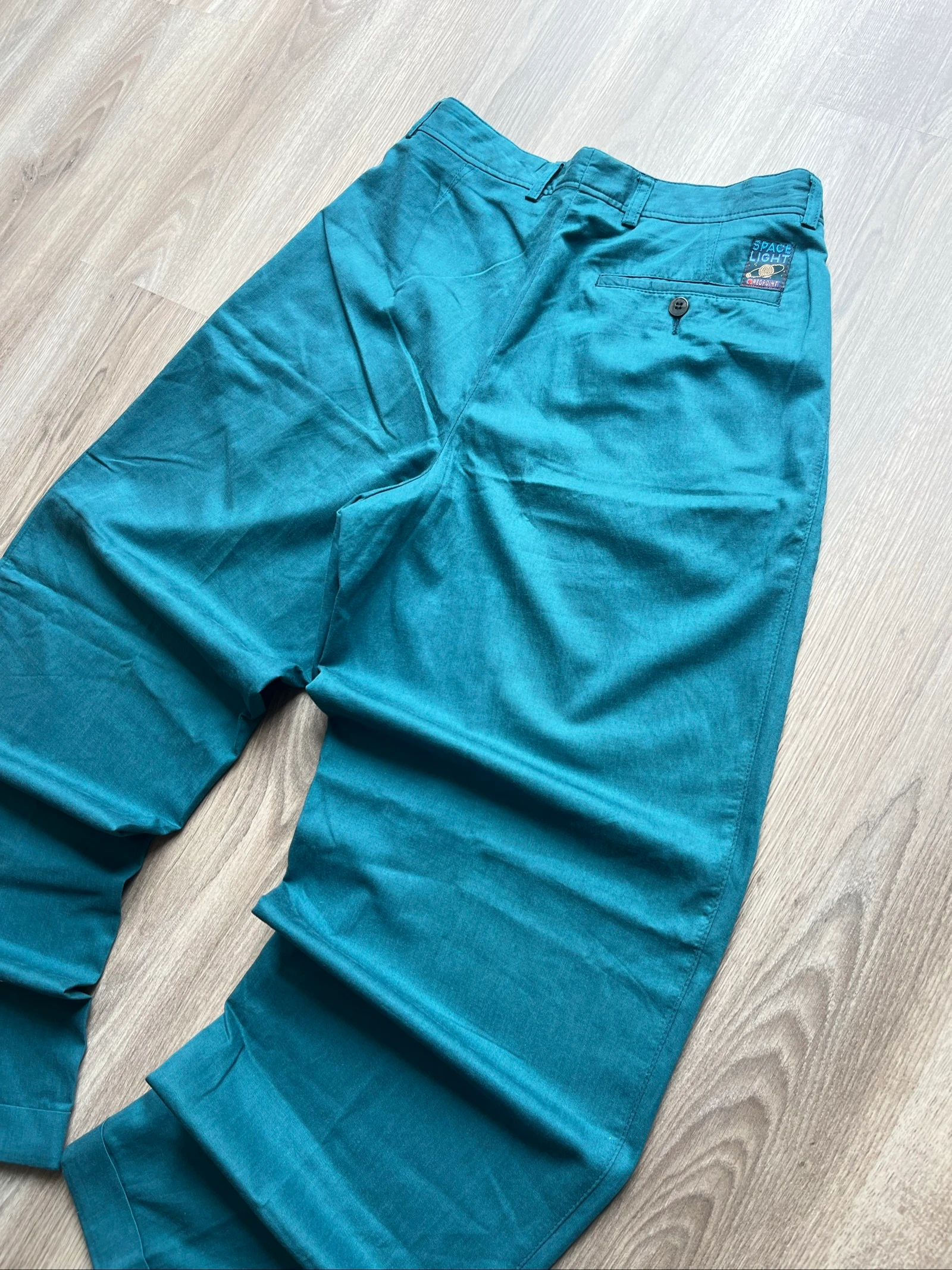 Red point Y2K Super Baggy Jeans Parachute Pants Carpenter Premium Retro Made in USA Vintage 90s unisex – photo 4